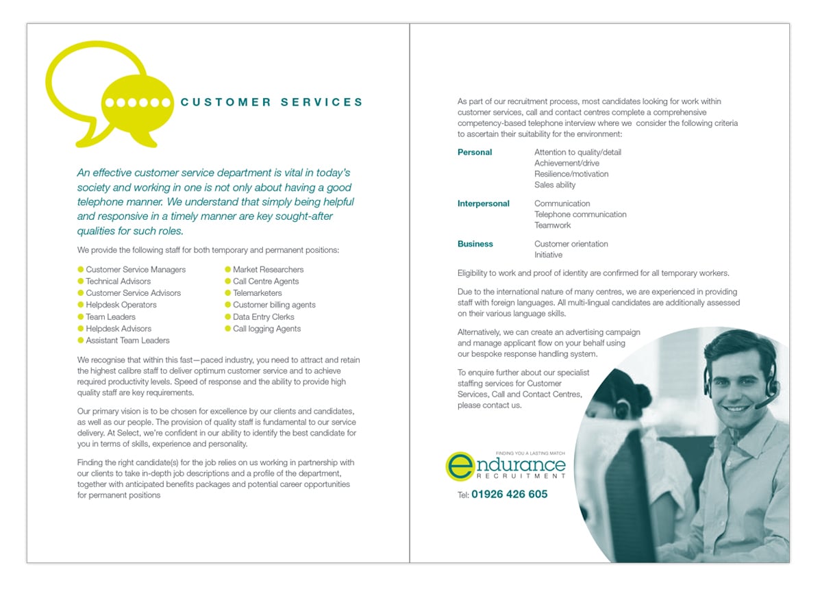 Endurance Recruitment Brochure