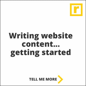 Writing website content and getting started