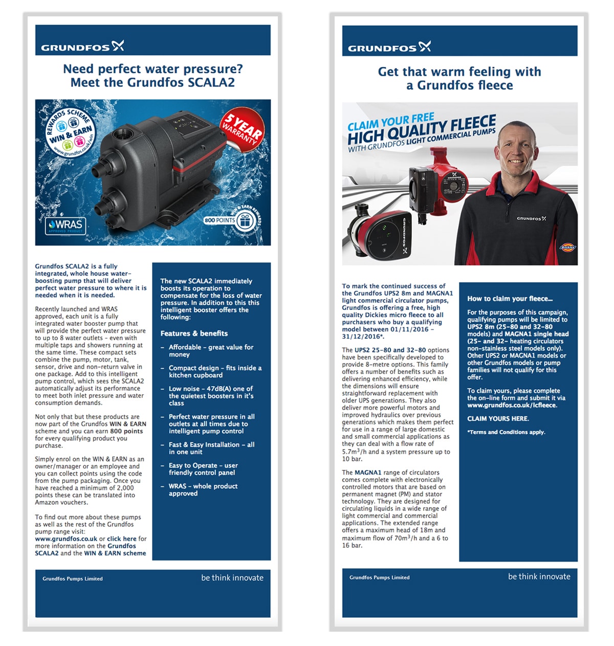 Grundfos Email Campaign