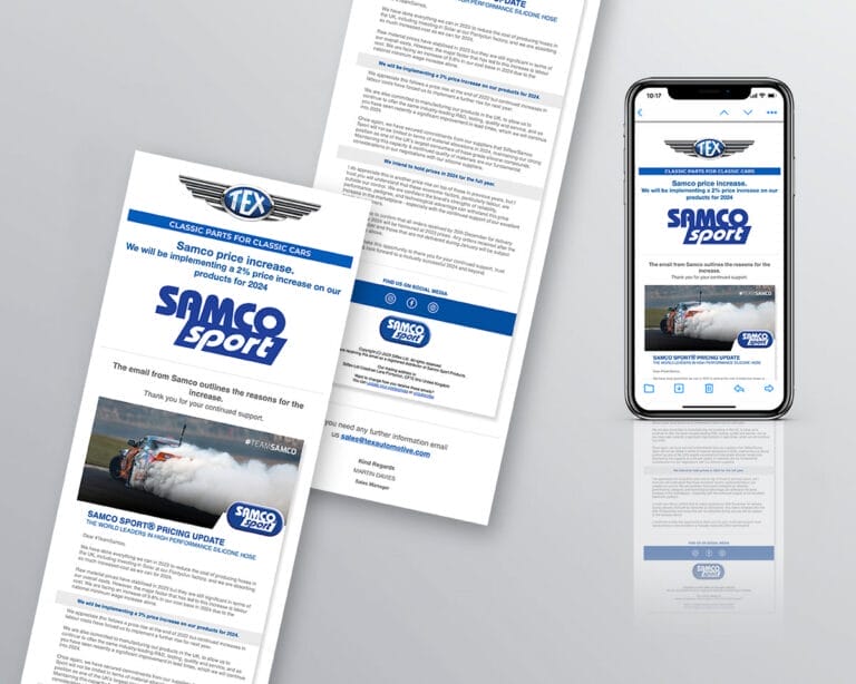 TEX 'Samco' Email Campaign