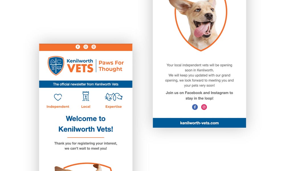 Rapchat-Kenilworth-Vets-Email-Marketing-Image