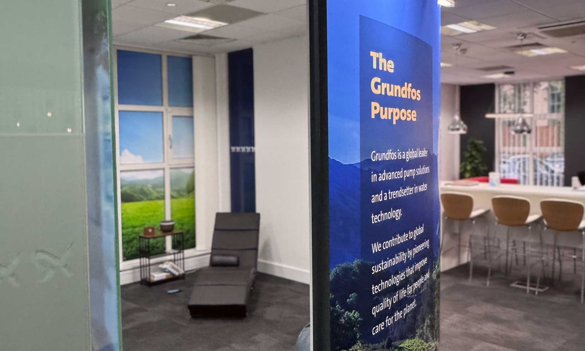 Rapchat-Grundfos-Wall-Graphics-Warrington-Left-Side-Close-Up